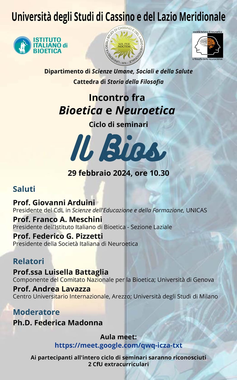 incontro fra bioetica e neuroetica