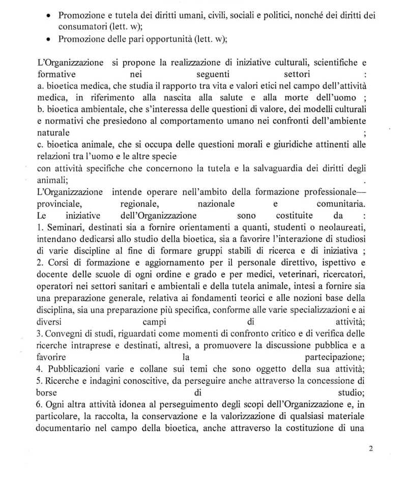 Atto costitutivo e statuto Pagina 02